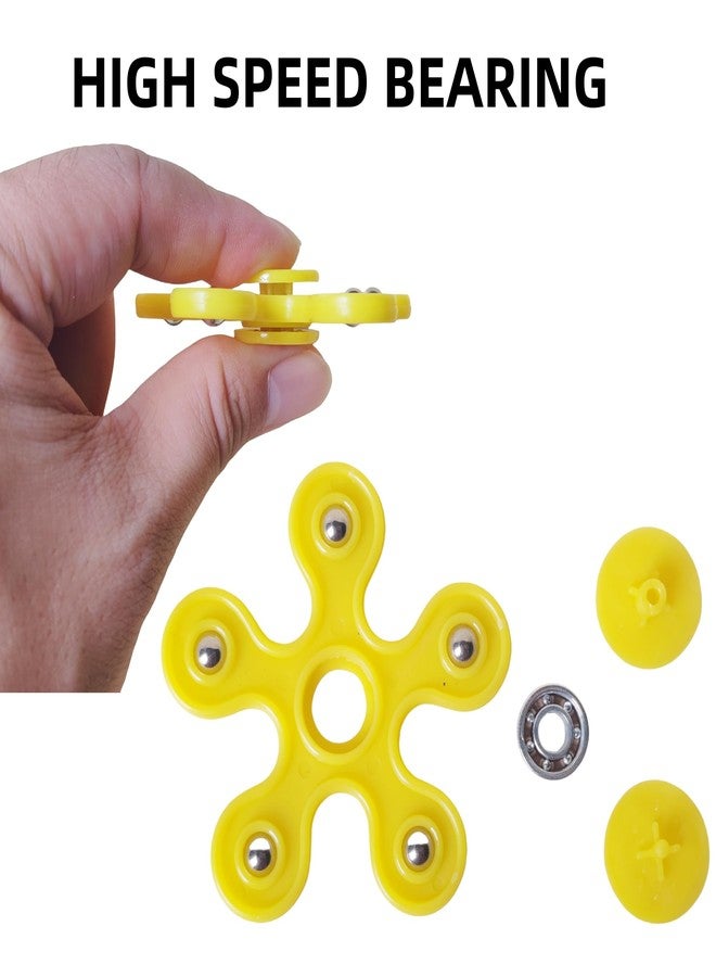 Nbguigdstr 50 Pcs Mini Fidget Spinners Bulk Toys Party Favors for Kids,Valentine Day Gifts,Goodie Bags Stuffers,Birthday Return Gifts, Treasure Box, Back to School Classroom Reward Prizes-2.4" - Image 3